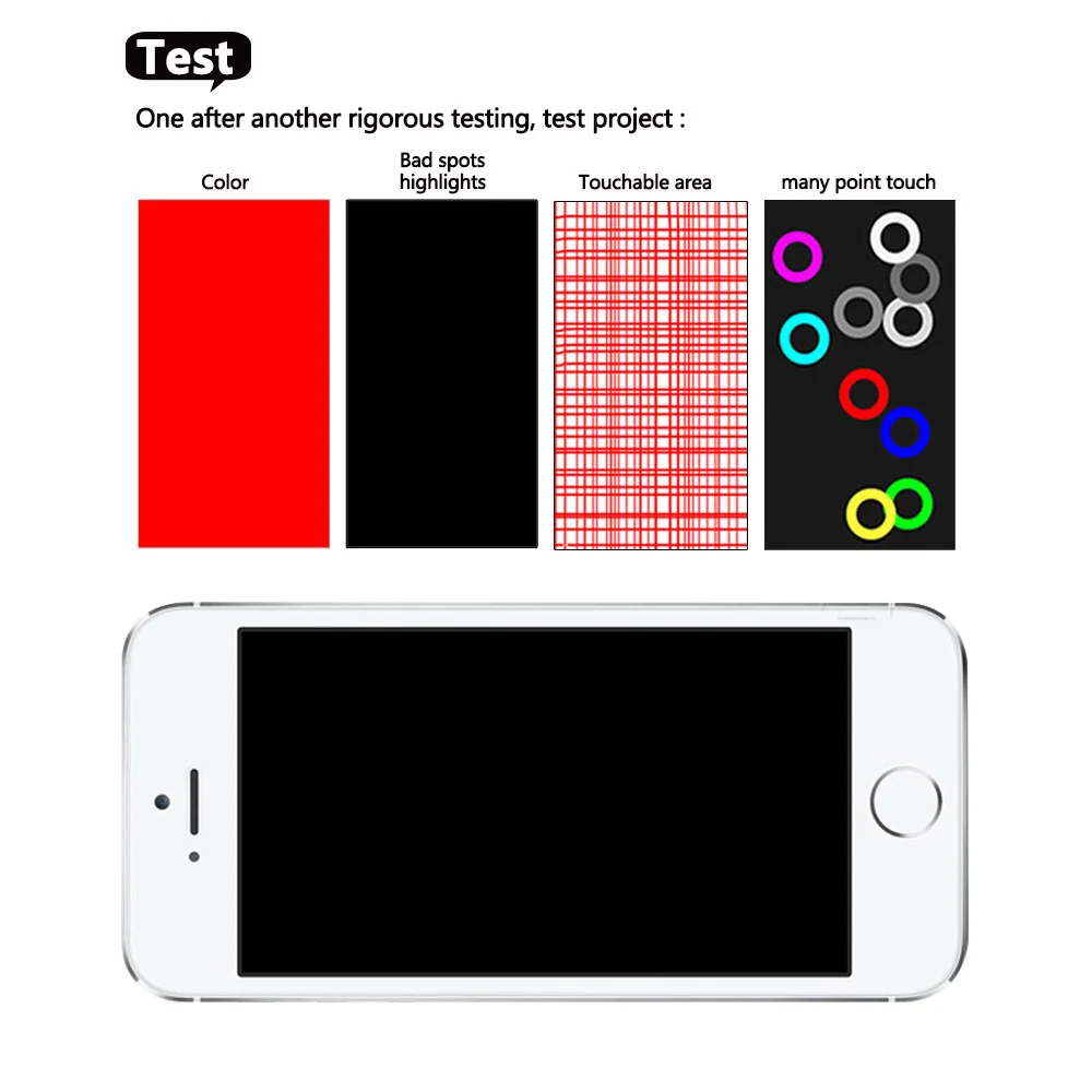 ЖК дисплей AAA для iPhone 4 5 5c сменные детали с сенсорным дигитайзером в сборе