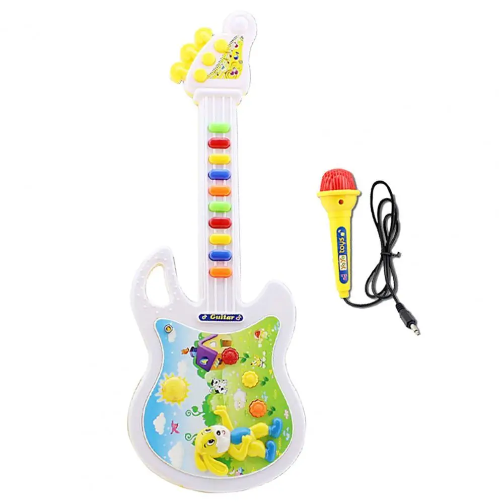 

Brain Development Portable Mini Musical Instruments Guitar Toy for Early Education