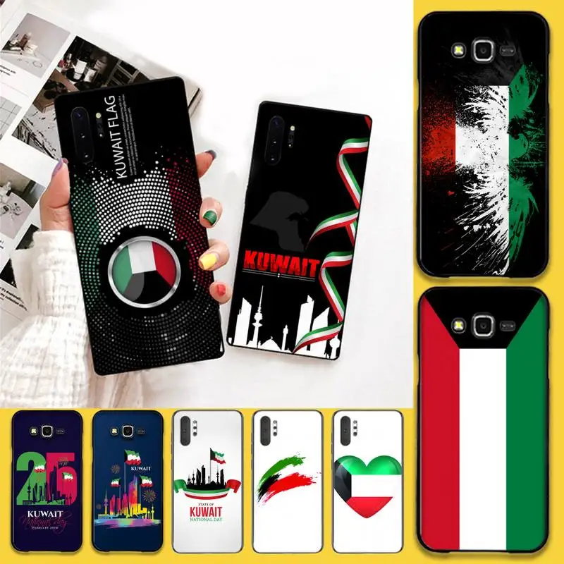 Силиконовый чехол с национальным флагом Кувейта для Samsung Note 7 8 9 10 Lite Plus Galaxy J7 J8 J6 2018