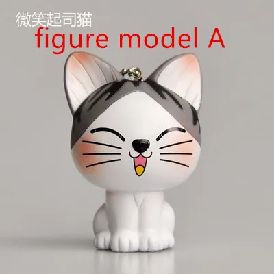 figure a Kawaii серый сидя 9 см кошка плюшевые мягкие игрушки, букет подарок мягкая плюшевая кошка кукла, брелок с котом плюшевая игрушка цветок кошка кукла подарок - Цвет: figure a