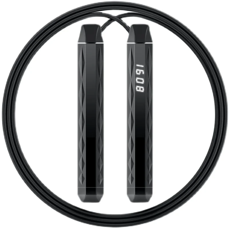 

Умная шнур для прыжков, 1 шт., регулируемая износостойкая Скакалка с поддержкой Bluetooth, со светодиодный ным дисплеем и записью данных