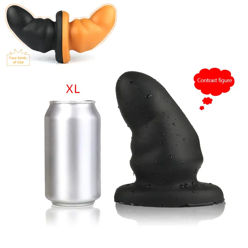 Большая Анальная пробка XL/L/M/S толстая гигантская жидкие силиконовые Анальные