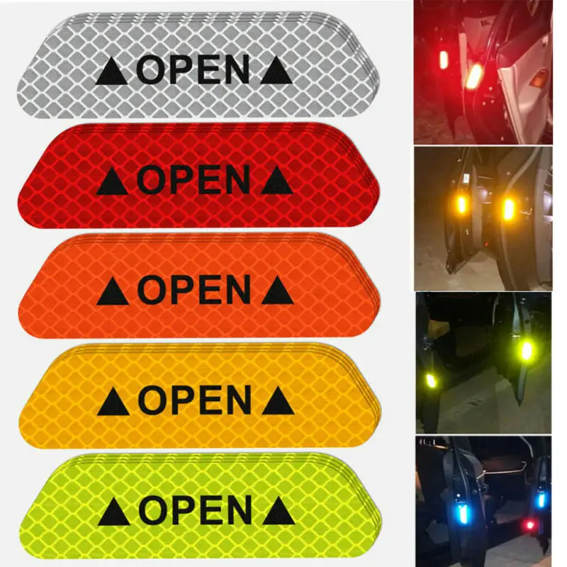 1 шт. наклейка на дверь автомобиля Наклейка предупреждающая лента автомобильные