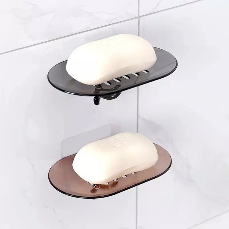 

Portable Soap Dishes SOAP PLATE DISH TRAY RACK HOLDER BATHROOM STORAGE SHOWER BATH Wall Suction New Bathroom Products