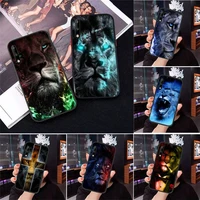 lion king animal phone case for samsung a71 a80 a91 a01 a02 a11 a12 a21s a31 a32 a20e m10 m11 m20 m30 m31 m31s m21 cover