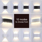 Светодиодный настенный светильник Nordic, алюминиевый водонепроницаемый уличный настенный светильник s для крыльца, сада, ванной комнаты, светодиодный светильник 4 Вт, 6 Вт, 8 Вт, 10 Вт, 12 Вт