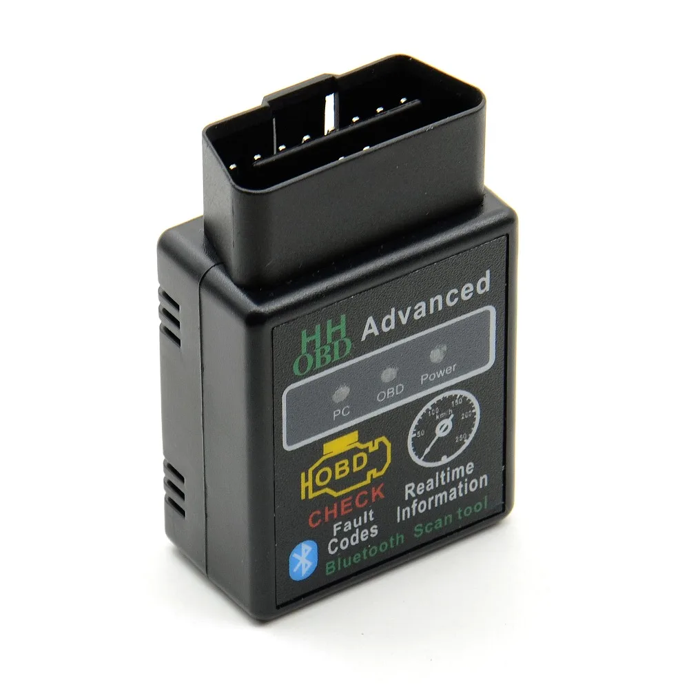 Автомобильный диагностический мини сканер V2.1 с Bluetooth считыватель кодов ELM327 OBD HH