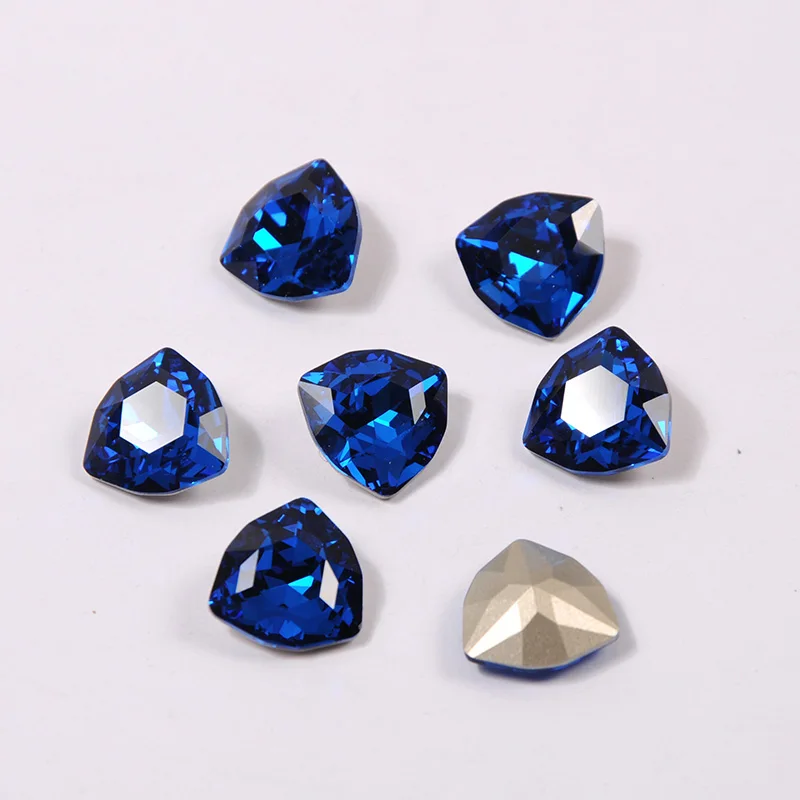Yanruo 4706 Trilliant Стеклянные Камни DIY Strass острый задний кристалл для нашивки Стразы все для шитья аксессуары