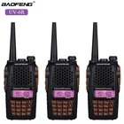 Портативная портативная рация Baofeng UV-6R Walkie Talkie FM 128CH Ham СВЧУВЧ-трансивер Dual UV 6R Walky Talky с ручным управлением, двухсторонняя радиостанция