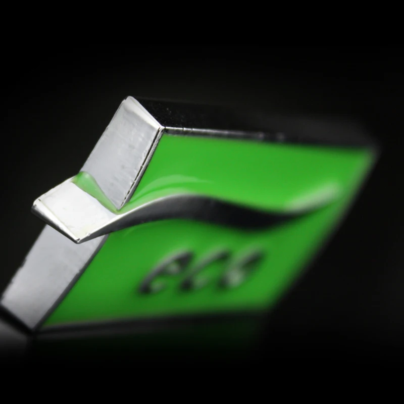 Серебристо зеленый качество металлическая хромированная LPG эко стайлинга