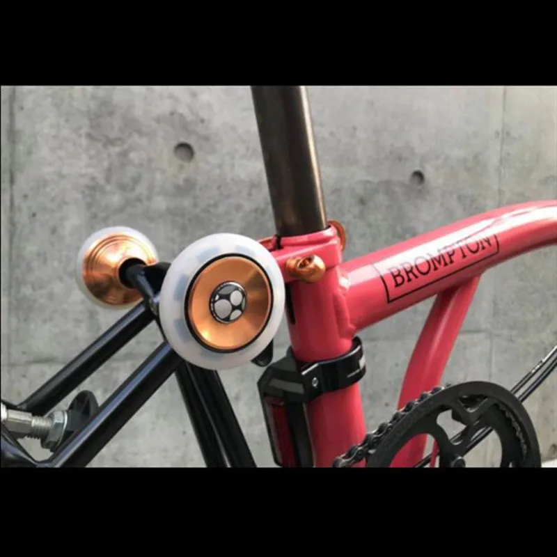 4 цветная складной велосипед из алюминиевого сплава легкое колесо COLORPLUS для brompton 1
