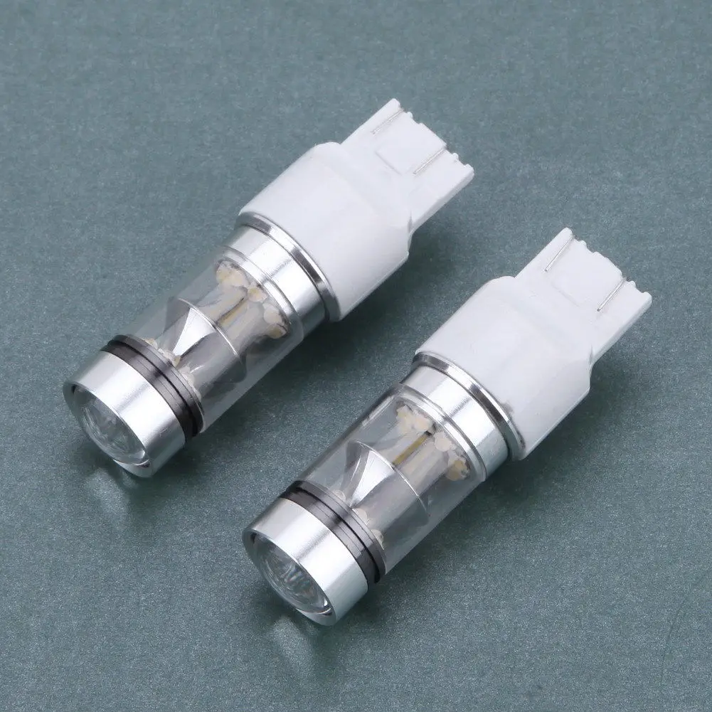 

2 T20 7440 7443 100W WHITE CREE-XBD LED CAR BRAKE BACKUP REVERSE LIGHT BULB LAMP