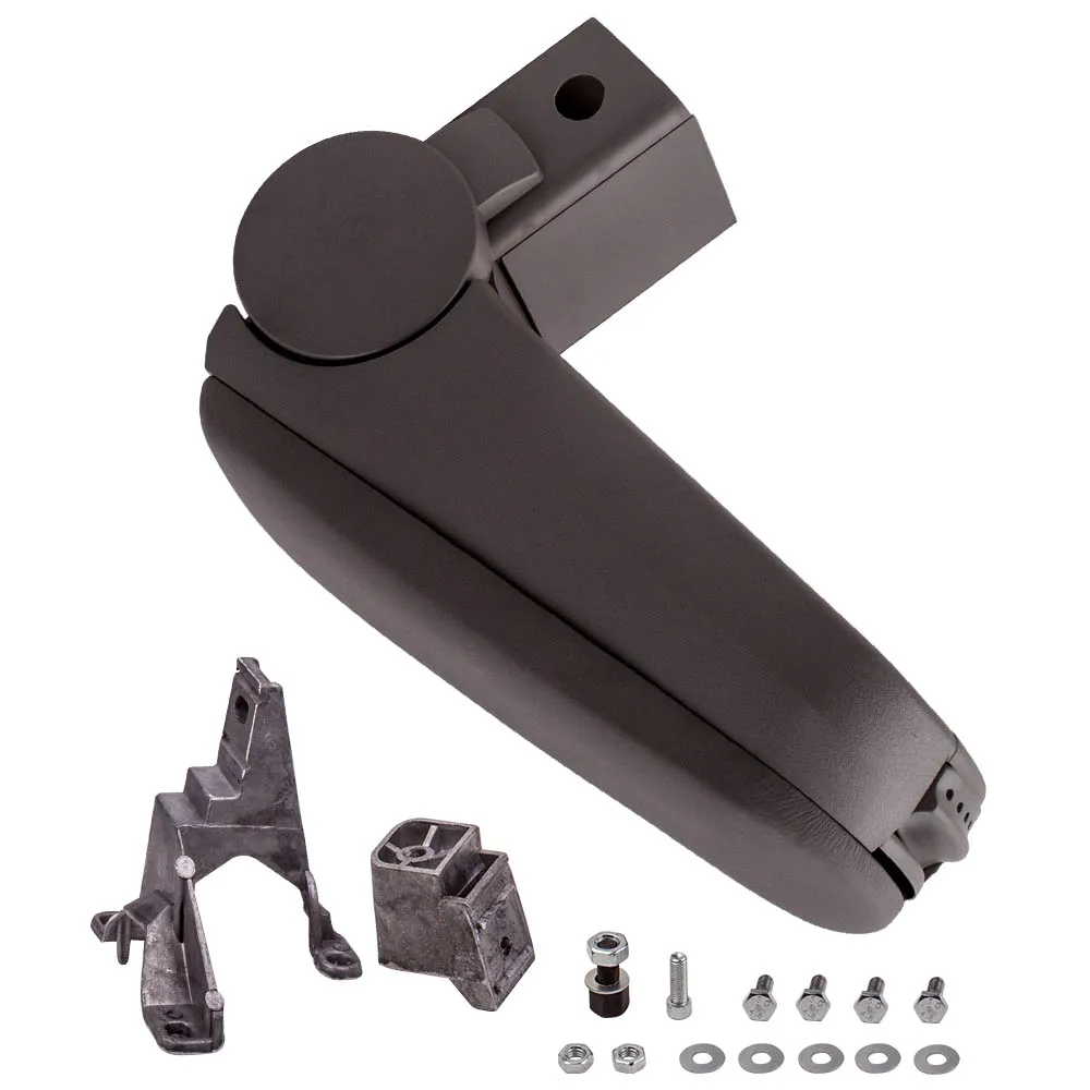 

ABS Base Gray Center Console Armrest Storage Box For VW Golf Jetta Bora 98-04 For VW Passat B5 1998-2004 (Left Hand Drive Only)