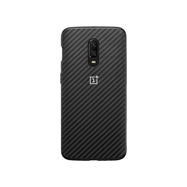 Чехол для oneplus 6 T,,, официальный, защитный чехол, силиконовый, нейлоновый, карбон, бампер, кожаный, откидной Чехол, one plus 6t - Цвет: Karbon Bumper Case