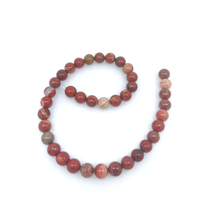 

4-12mm High Quality Natural Stone Round Red Loose Bead DIY Jewelry Accessories Gemstone Health Yoga Bracelet Buddhism Luck