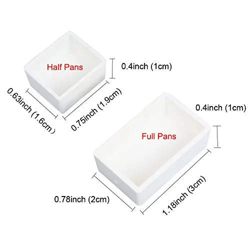 Pigment Storage Case with Empty Watercolor Paints Palette Metal Box 6/12 Full Pans and 12/24 Half for Art Painting Supplies | Канцтовары
