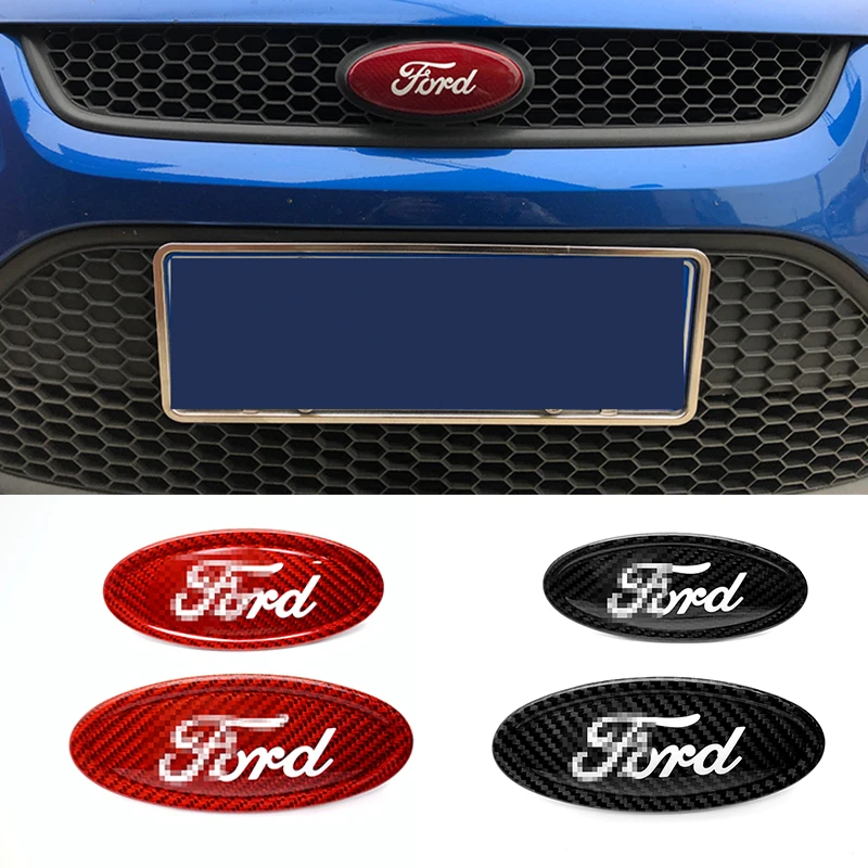 

Genuine dry Carbon fiber Ford logo front and back for ford focus mondeo kuga Escort Edge 2005-2022 mk1 mk2 mk3 mk4 Fiesta MK8