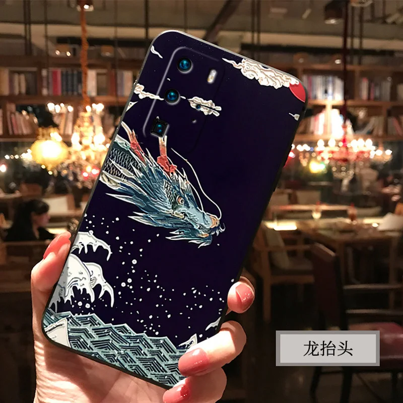 Тиснением мобильный телефон чехол для iphone 12 pro max в китайском стиле 11 soft shell с