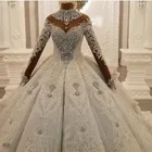 Женское бальное платье, с аппликацией, из Дубая, невеста, свадебное платье
