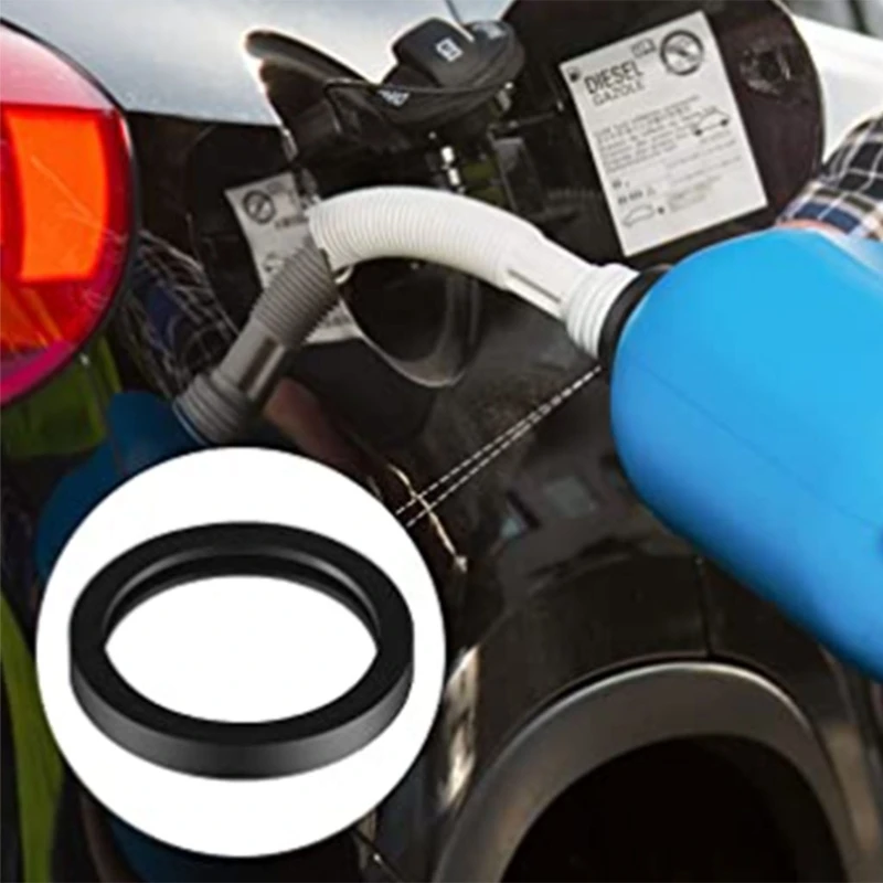 

10Pcs Wearproof Gas Can Spout Gaskets Round Rubber Pads Sealing Ring Replacement Black Rubber Sealing Pads