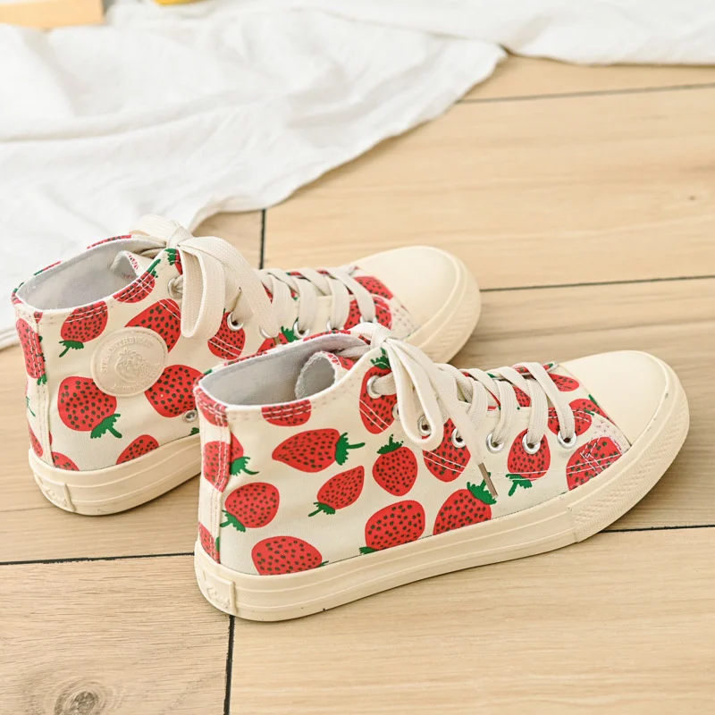

High-Top Canvas Shoes Women Ulzzang All-match 2021 Summer Ins Fashion Sneakers Retro Casual Shoes Girls