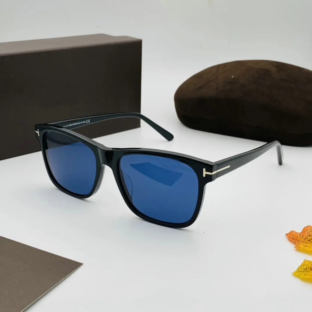 

2021 Fashion luxury brand polarized sunglasses men Tom sun glasses for women Driving square sunglasses TF698 With Original Case