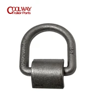 12 inch cap 12000 lbs trailer deck d ring cargo lashing tie down forged weld on flatbed truck rope chain anchor parts