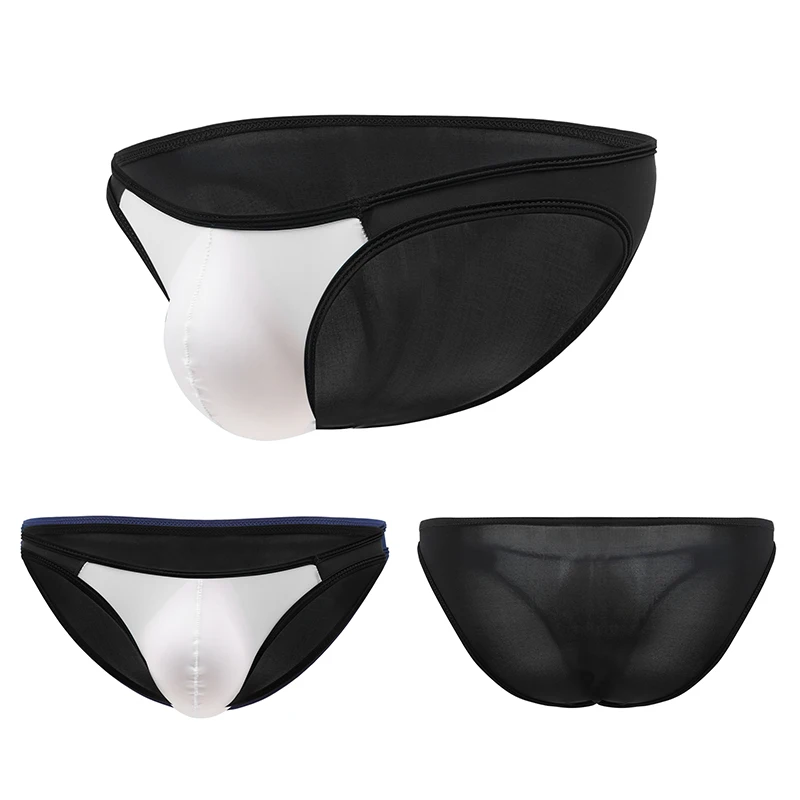 Модное нижнее белье мужские сексуальные трусы стринги с низкой талией U выпуклые