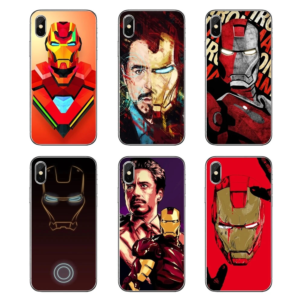 Прозрачный мягкий чехол Чехлы super hero Железный человек для Xiaomi Redmi 4x S2 3S Note 3 4 5 6 6A Por