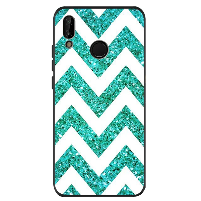 Зеленый мятный блестящий черный силиконовый мягкий чехол для телефона huawei P40 P30 P20