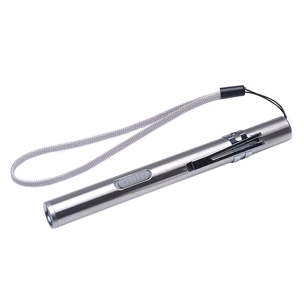 

USB Rechargeable LED Flashlight Powerful Waterproof Pen Hanging Mini Torch with Metal Clip LDF668