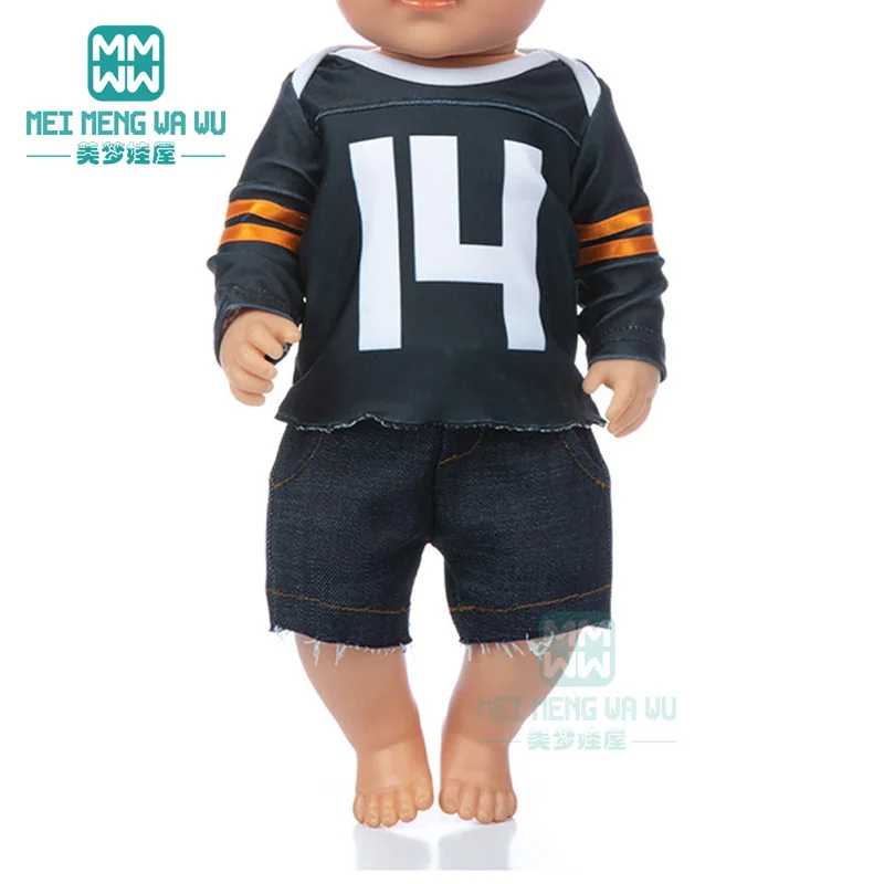 Одежда для куклы подходит 17 дюймов 43 см кукла новорожденных 18 американская OG