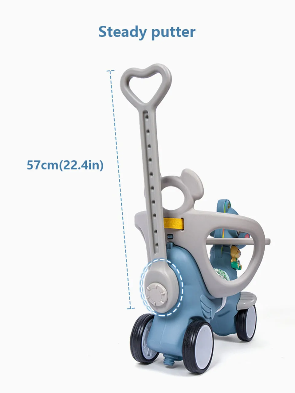 Дети Сияющие 2 в 1 животные качающиеся лошади Детские лошади Stroller1-6Y многофункциональные кресла-качалки Троянские игрушки для детского подарка
