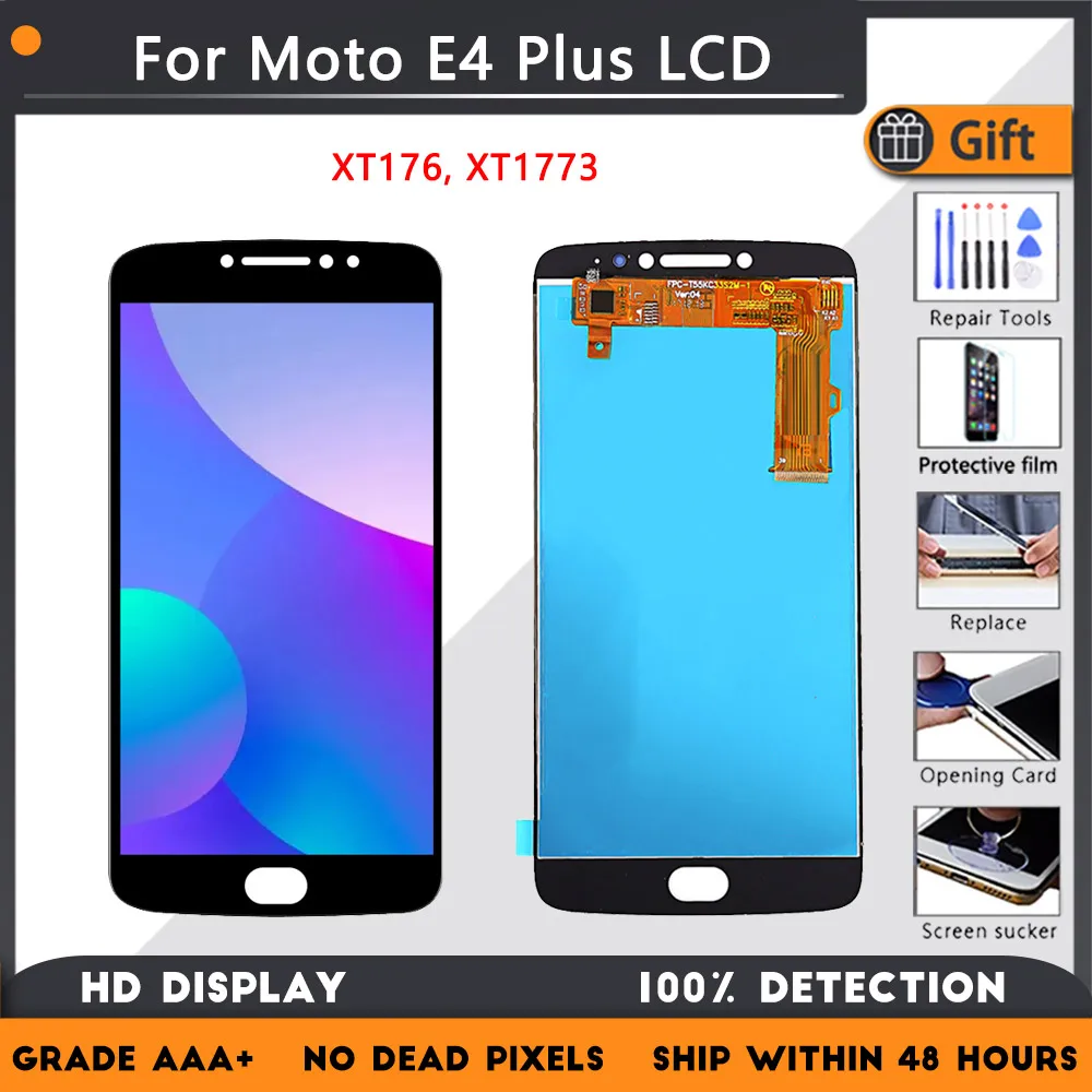 

5.5" Original LCD Display Touch Screen For Motorola Moto E4 Plus XT1773 XT1770 XT176 Digitizer Assembly For MOTO E4Plus Phone