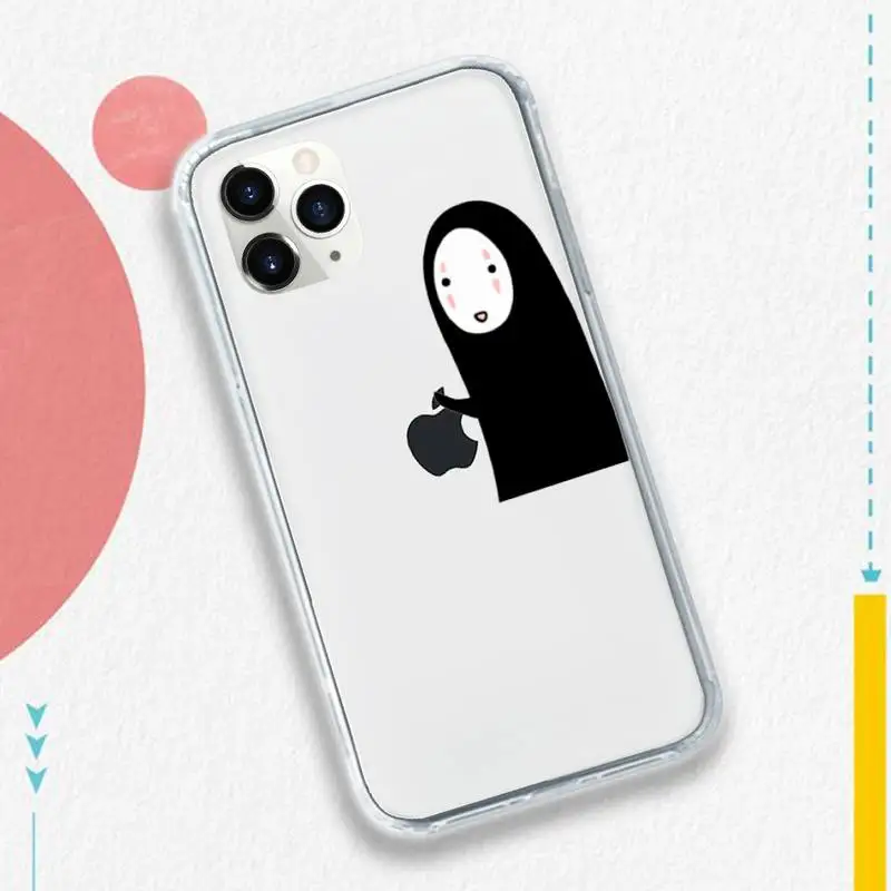 

Japan cartoon Totoro Spirited Away Phone Cases Transparent soft For iphone 5 5s 5c se 6 6s 7 8 11 12 plus mini x xs xr pro max