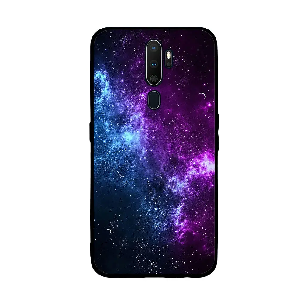 For Oppo A9 A5 2020 Case Cat Painted Silicone Soft TPU Back Phone Cover for Oppo A11X A11 Case Fundas Coque Bumper Etui