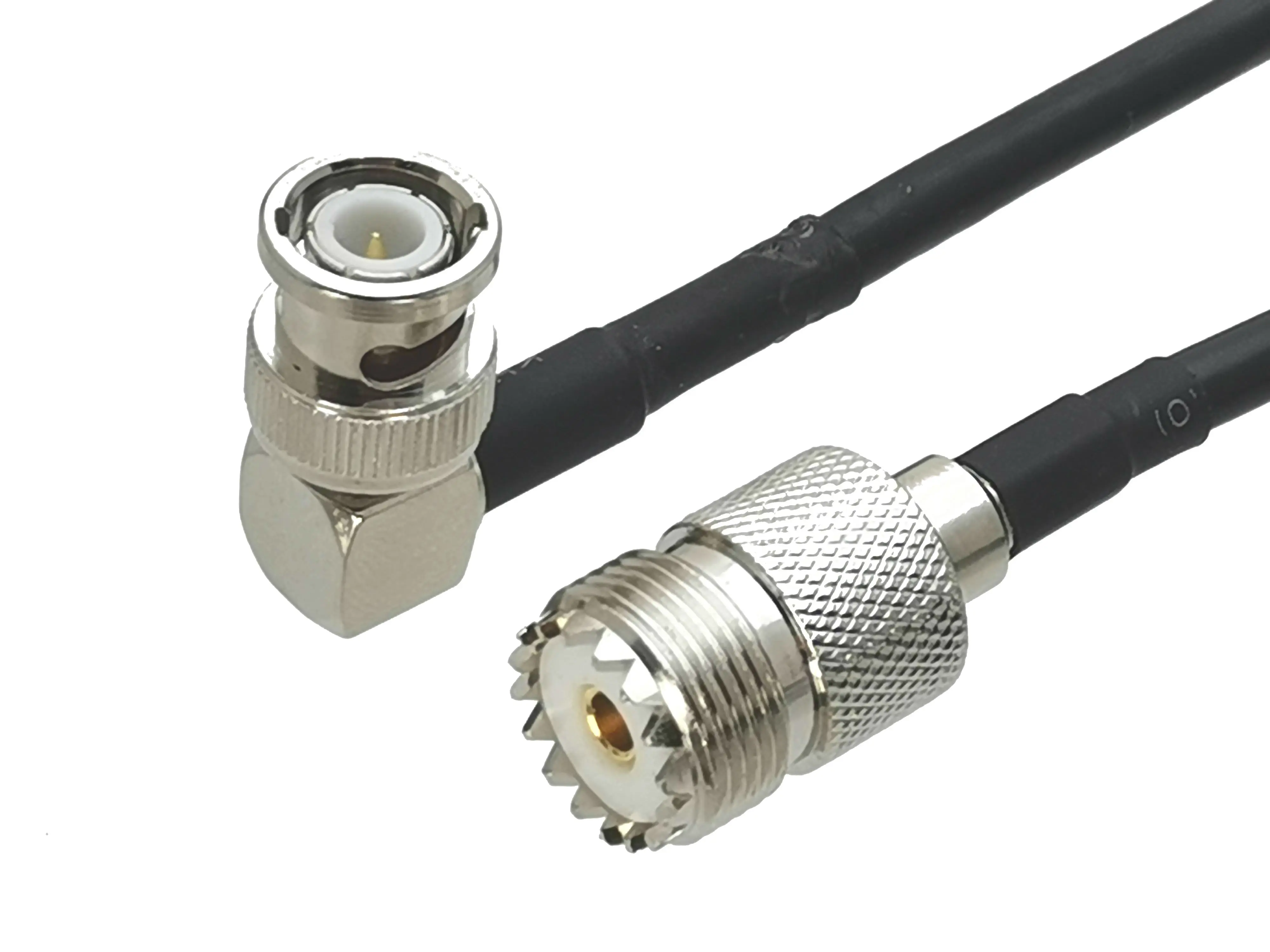 1 шт. RG58 UHF SO239 женский Джек BNC Мужской прямоугольный разъем RF коаксиальный гибкий