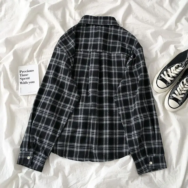 Рубашки женские универсальные в винтажном стиле популярный весенний топ