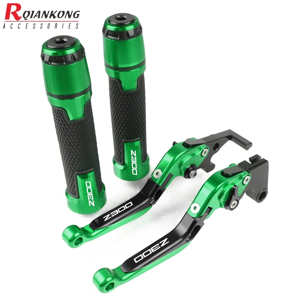 

FOR KAWASAKI Z300 Z 300 z300 2008-2019 2018 2017 2016 2015 Motorcycle Accessories CNC Folding Brake Clutch Levers Handlebar Grip