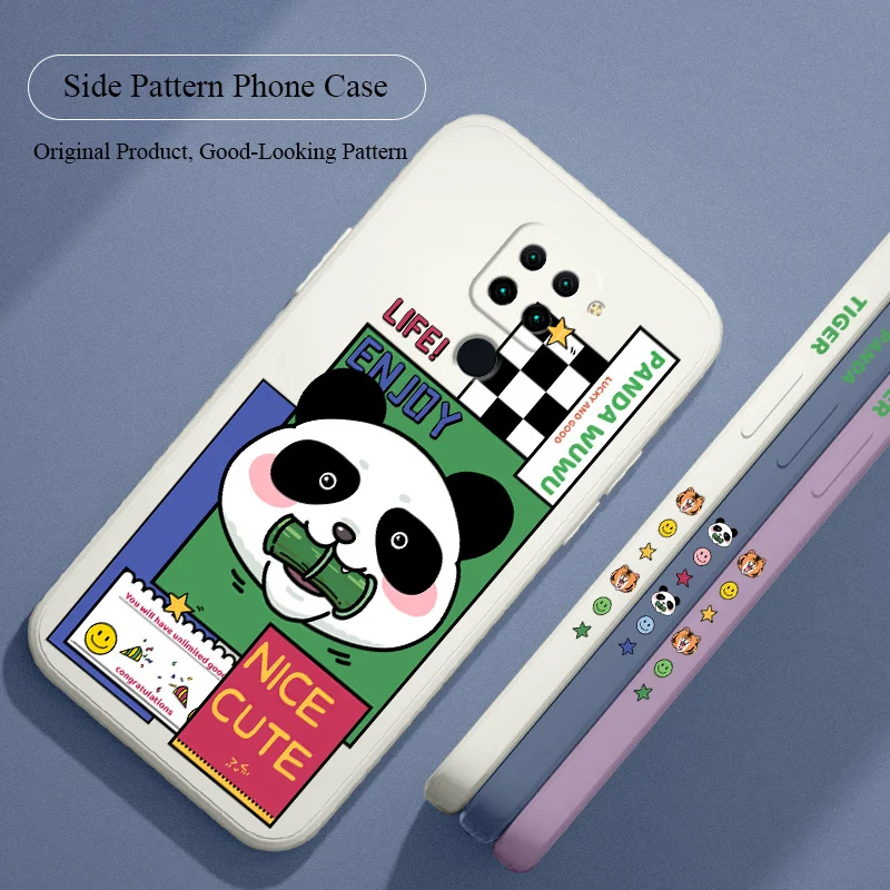 

Cute Panda Slicone Phone Cover Xiaomi Redmi Note 10 10S 9T 9 8 7 Pro Max Redmi 9 9A 9T K40 K30 K20 Pro Shockproof Soft Case