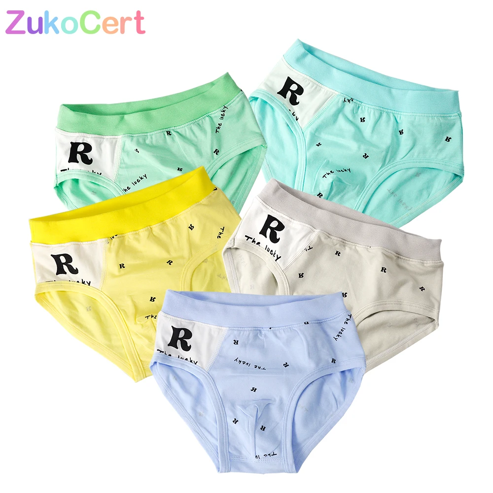 5 шт./лот Летнее Детское нижнее белье Мягкие хлопковые трусы для малышей