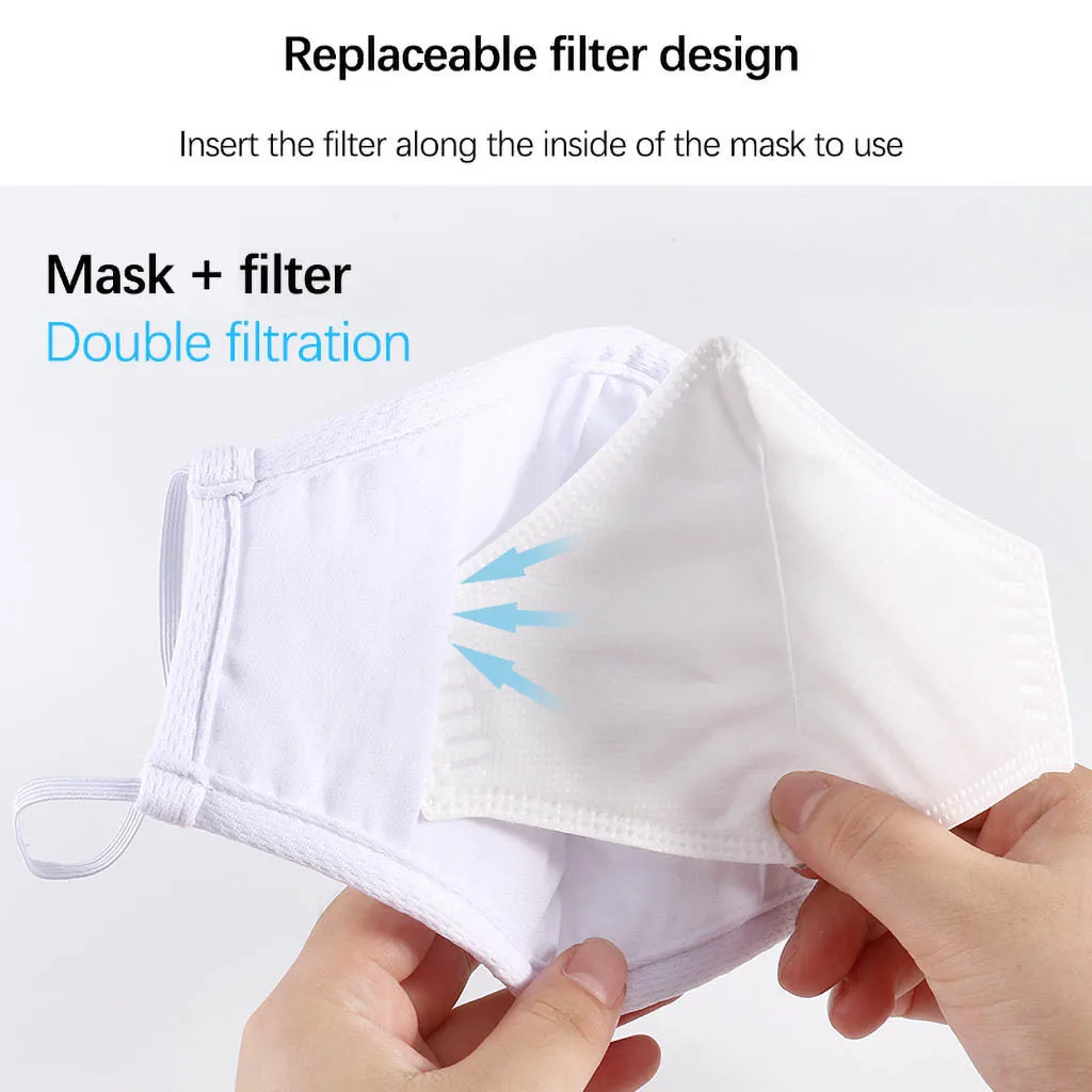 Маски для лица 2 шт. в упаковке 4 цвета хлопковые маски многоразовые лица|Женские