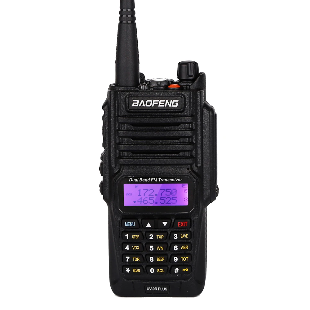 Новая высокая мощность обновления Baofeng UV-9R плюс Водонепроницаемый двухстороннее радио большой диапазон UV-9R плюс домофон