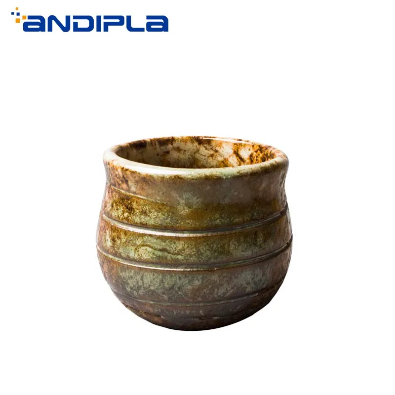 Грубая керамическая чашка для чая ручной работы 40 мл | Дом и сад