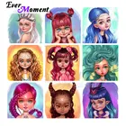 Полноразмерная Алмазная краска Ever Instant, украшение для стен из смолы, созвездия, девушка, краска из алмазов, ручная работа, подарок ASF2266