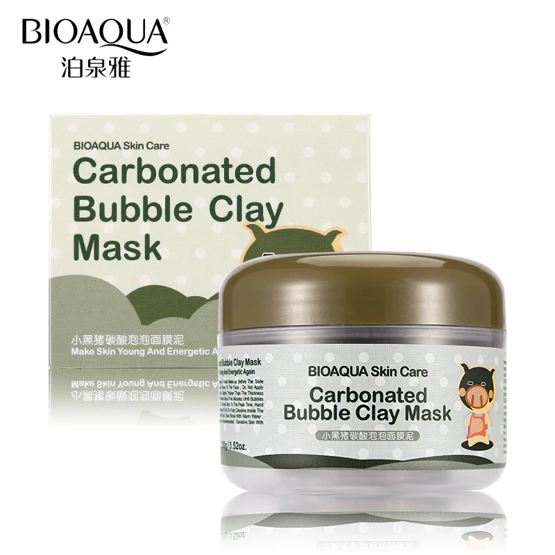 

Грязевая маска для лица, насыщенная кислородом и углеродом, для глубокой очистки, отбеливания, увлажнения, удаления черных точек, 100 г, TSLM2