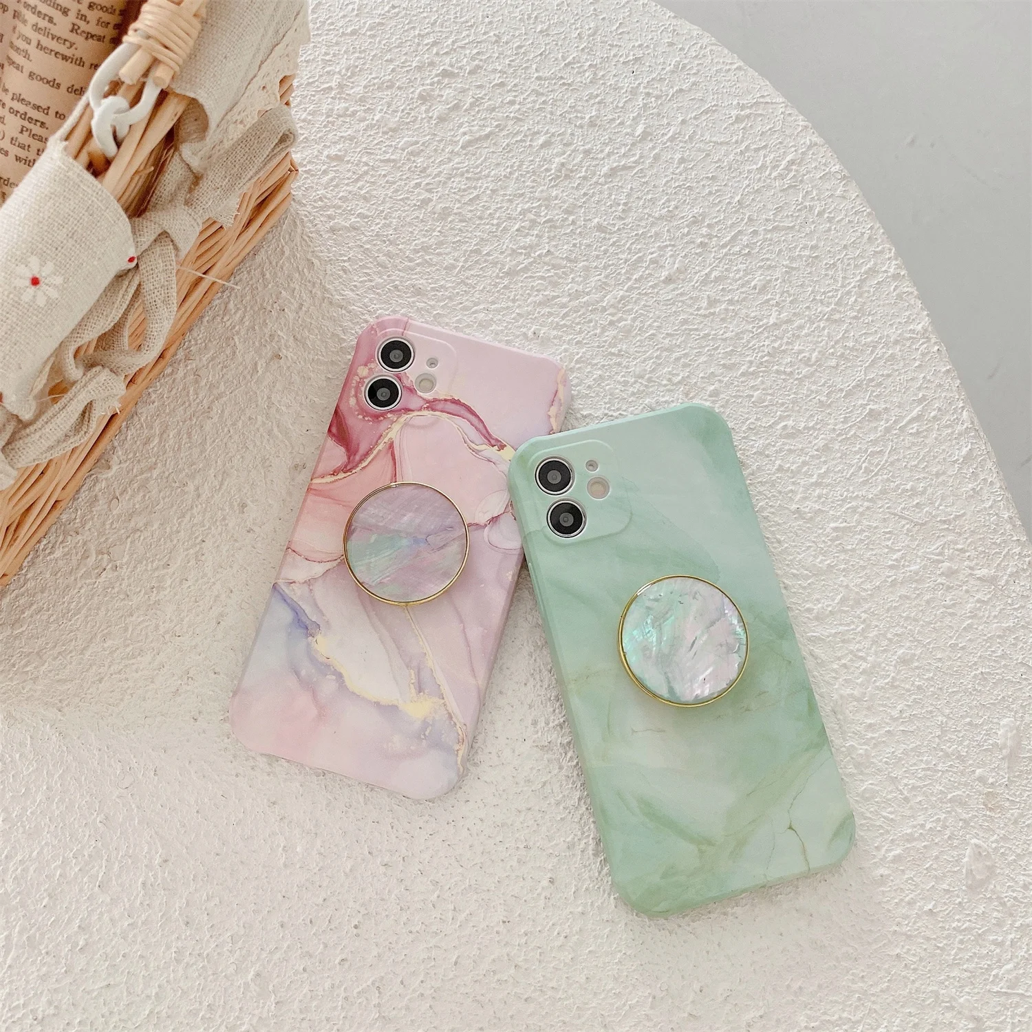 Роскошный чехол для телефона с золотой градиентной мраморной текстурой IPhone 12 13 11