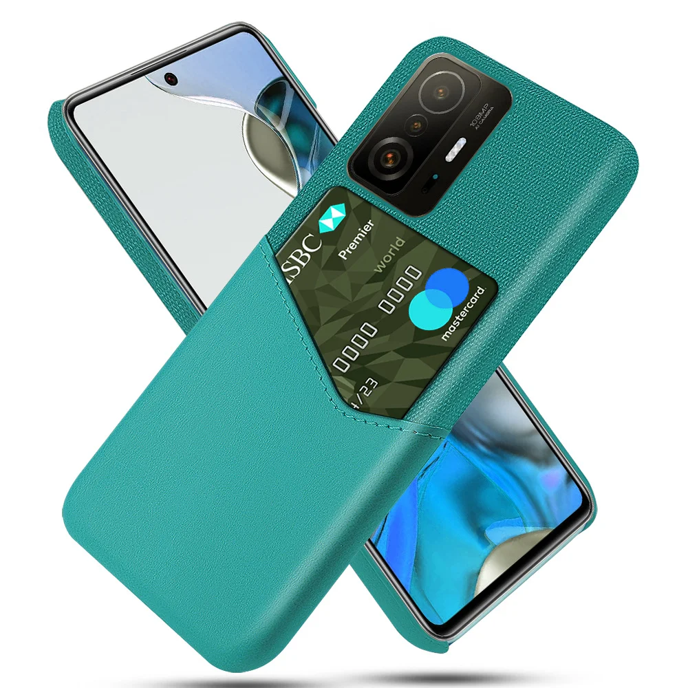 

Mi 11T Pro Business Case For Xiaomi 11T Pro Poco F3 X3 GT M3 Mix 4 Card Slots Cover For Xiomi Mi 11 Ultra Note 10 10T Lite 5G