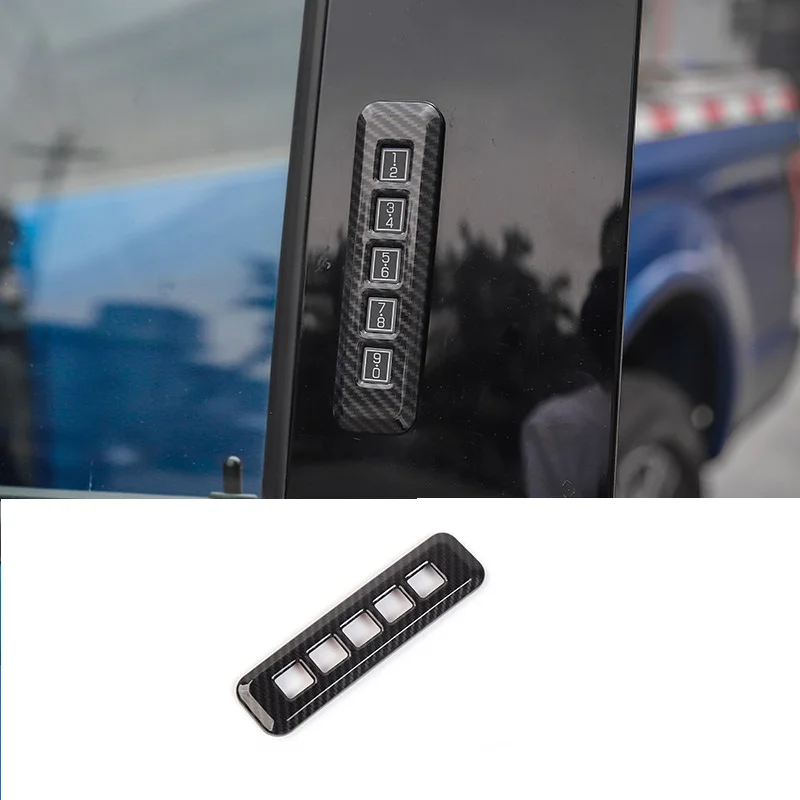 Для Ford F 150 F150 Raptor ABS углеродного волокна кодовый дверной замок накладка