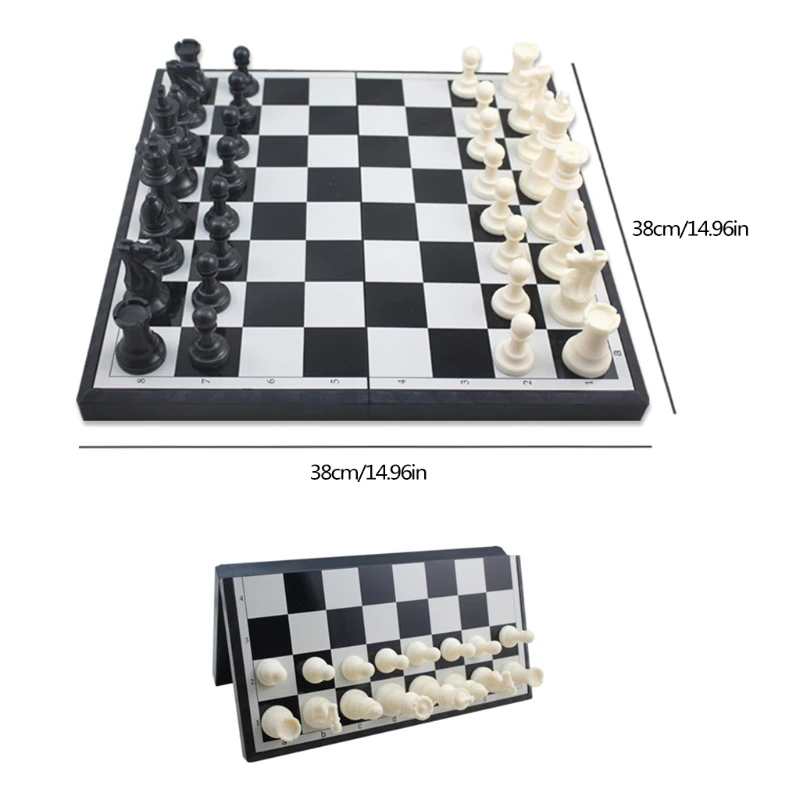 

Chess Pioneer b-9 Super Large Chess Suit Folding Portable Checkers